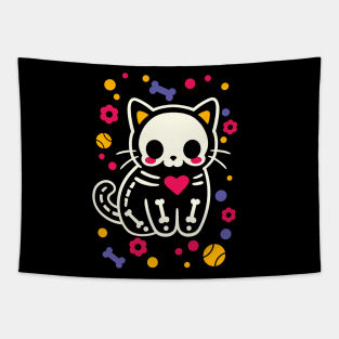 Cat skeleton Tapestry