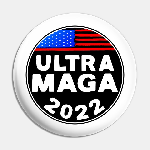 ULTRA MAGA King Trump Biden 2024 Great Pin by heybert00