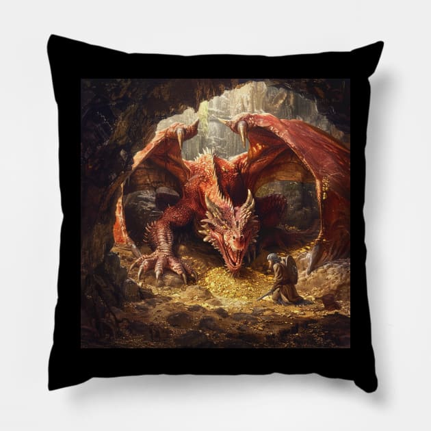 the cave Pillow by horrorshirt