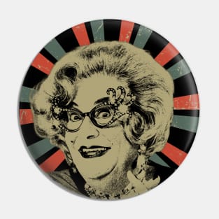 dame edna || Vintage Art Design Pin