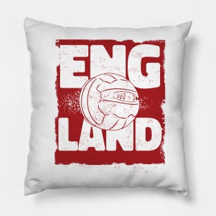 Vintage English Football // Retro England Soccer Pillow