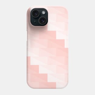 Pink stairs made with triangles Phone Case