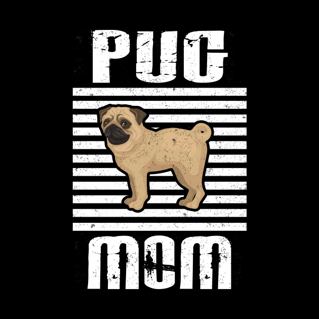 Pug Mom Proud Dogs by aaltadel