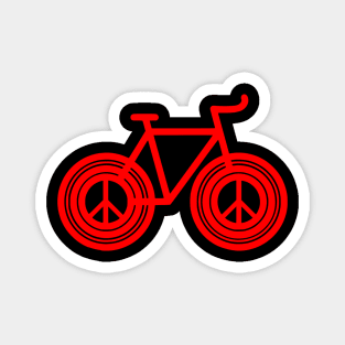 Ride for Peace (red) Magnet