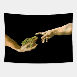 Creation of a Frog, Michelangelo Frog Tapestry