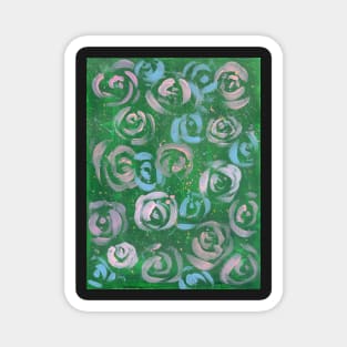 Abstract Florals Magnet