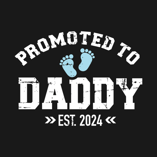 Promoted to daddy 2024 Daddy 2024 TShirt TeePublic