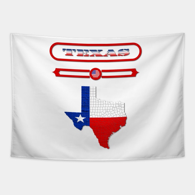 TEXAS STATE, UNITED STATES, USA. SAMER BRASIL Tapestry by Samer Brasil