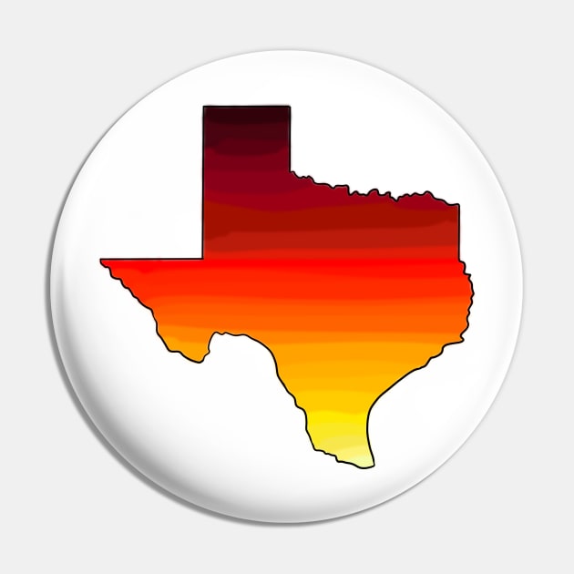 Texas Sunset Pin by PattyT