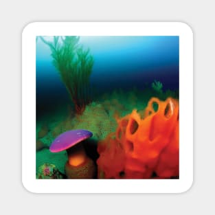 Fantasy Underwater Seascape Magnet