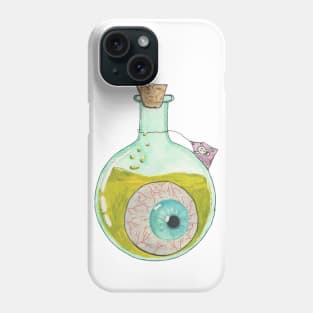 Eyeball in potion jar Phone Case