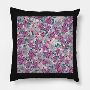 Violet flower power Pillow