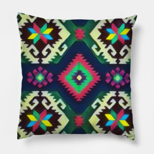 Ukrainian folk pattern Pillow