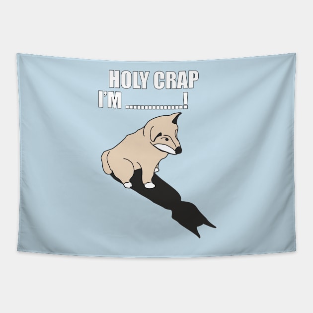 Mr Husky: Holy Crap I'm ..... ! Tapestry by animalplanet