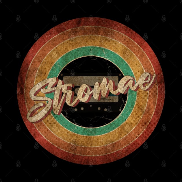 Stromae Vintage Circle Art by antongg