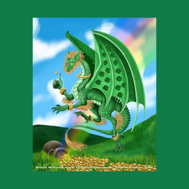 Lucky the St. Patrick's Day Dragon by SillWill Studios