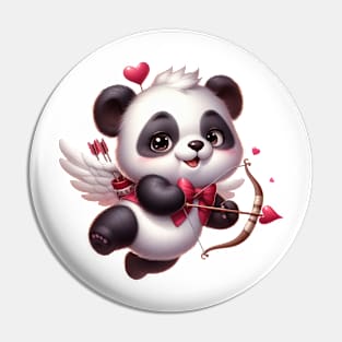 Valentine Love Panda Bear Pin