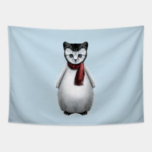 CAT PENGUIN Tapestry