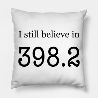 I still believe in 398.2 Pillow