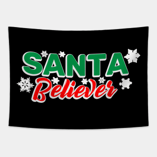 Christmas Believer Santa Tapestry