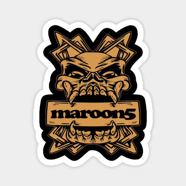 rock Maroon 5 band Magnet by DelSy