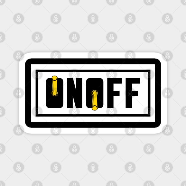 On-Off Button Magnet by SASTRAVILA