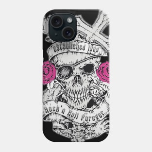 The Skull Head of Rock n Roll Forever Phone Case