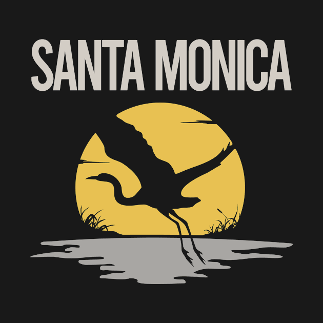 Flying Stork Santa Monica by flaskoverhand