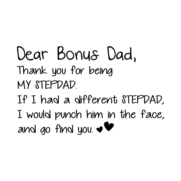 Stepdad Greeting Card - "Thanks For Being Better Than My Real Dad" Funny Father's Day Card