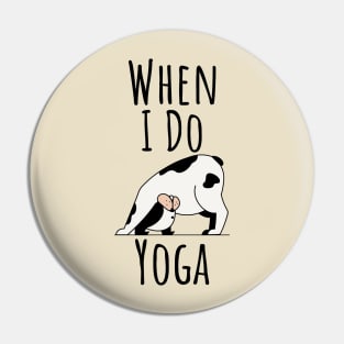 Yoga Cow Pose Pin