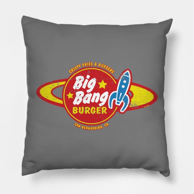 Big Bang Burger (worn) [Rx-Tp] Pillow by Roufxis