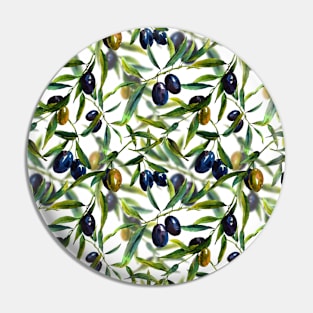 Olives - Mediterranean pattern Pin