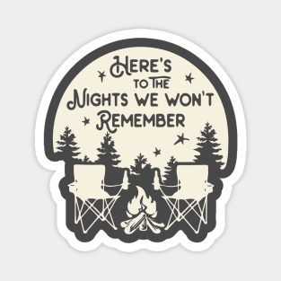 camping nights Magnet