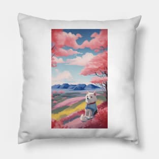 Japan Scenery 2 - Japanese Retro Art Pillow