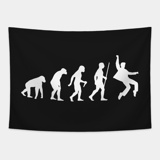 Rock n Roll Evolution Tapestry by Nerd_art