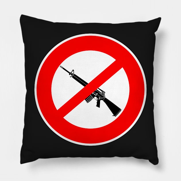 Gun control Pillow by LegnaArt