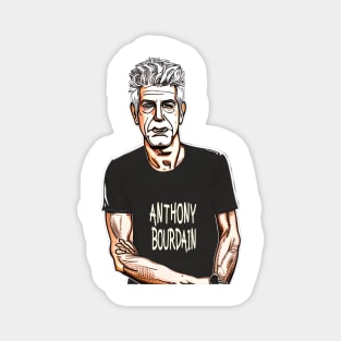 Anthony Bourdain chef Magnet