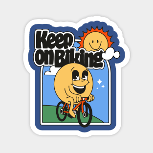 Keep On Biking - Get Outside Magnet