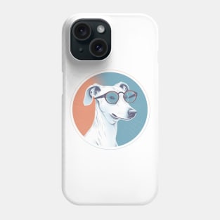 Whippet Wearing Sunglasses Phone Case