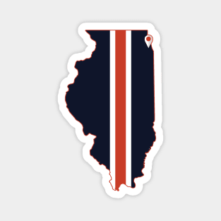 Chicago Football Magnet