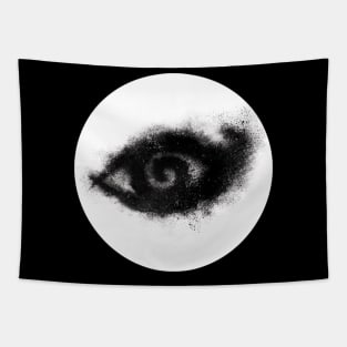 Shadowhunters rune / The mortal instruments - eye rune sand explosion (black) - Mundane gift idea Tapestry