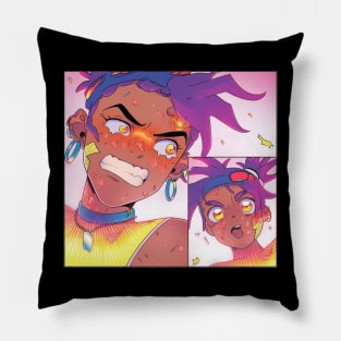 Anime Girl Cartoon Style - Manga Girl Pillow