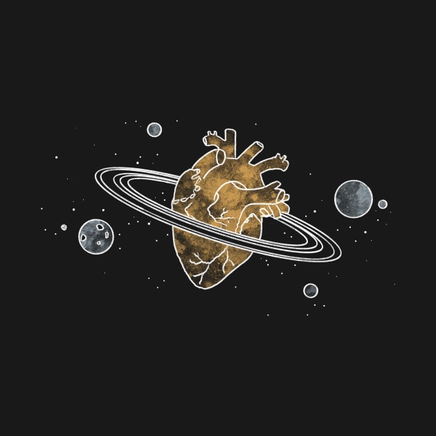 Heart shaped planet by MugDesignStore