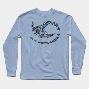 Devil Fish Manta Ray Mobula Mobular Long Sleeve T-Shirt