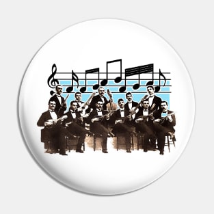 Vintage orchestra musical group with spanish artists Pin