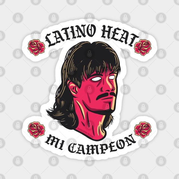 Latino Heat Champ Magnet by RubbertoeDesign