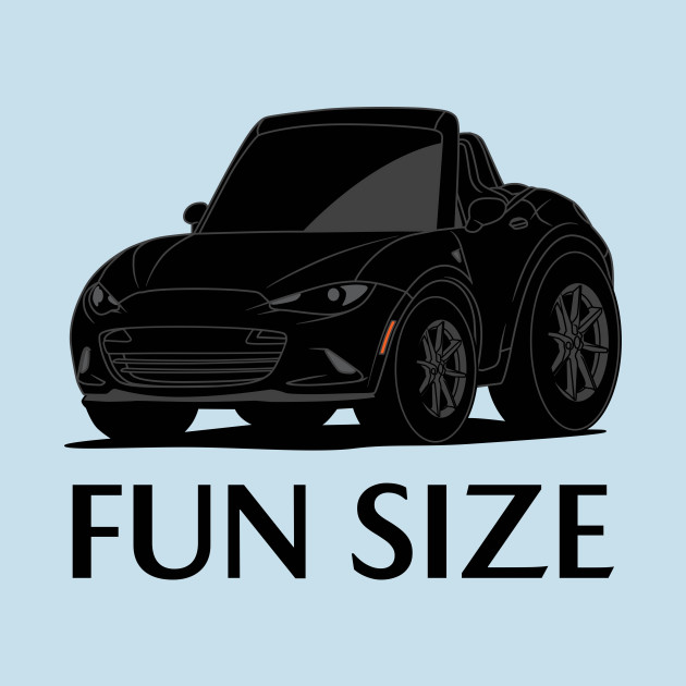 Disover Fun Size ND ST Miata Black - Fun Size Nd Miata Black - T-Shirt