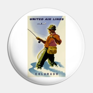 Colorado - Vintage Travel - United Airlines Pin