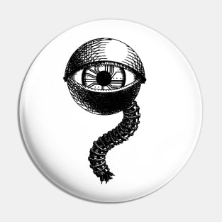 Mechanical Eye (Black) Pin