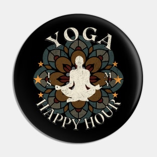 Yoga is my Happy Hour Pin